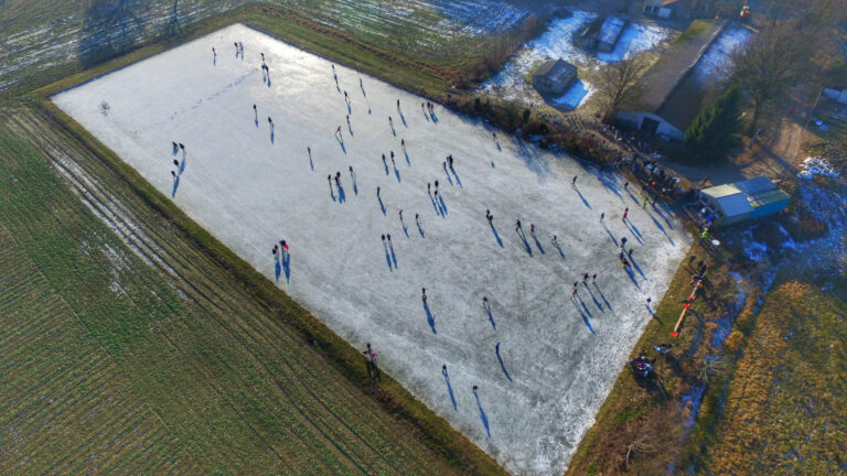 Schaatspret in de Sint Jozefparochie