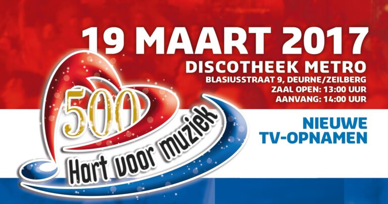 Metro Deurne toneel opnames 500ste Hart voor Muziek