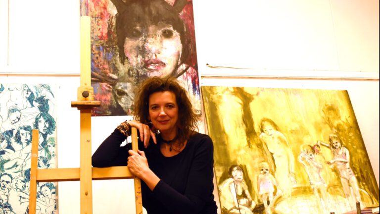 Monique Rutten bij Kunstcafé in De Wieger