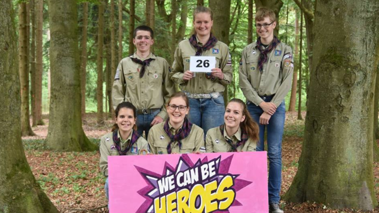 Scouting St. Jozef 13de bij landelijke wedstrijd