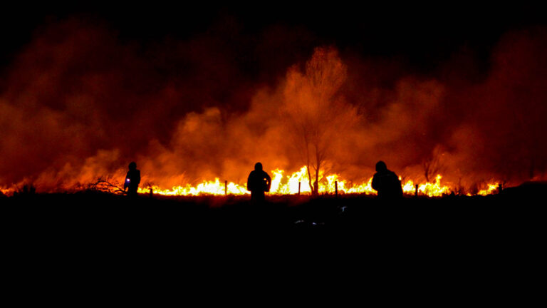 Brand in de Peel, nu bij Zinkske