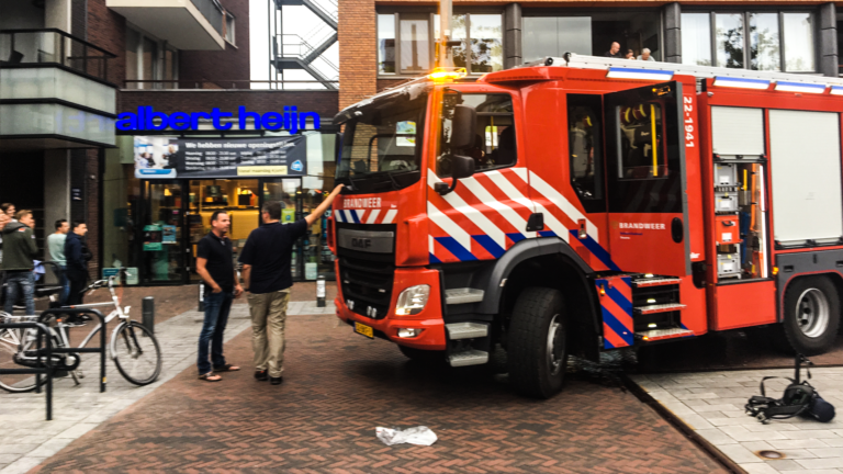 Kleine winkelbrand bij Albert Heijn Deurne