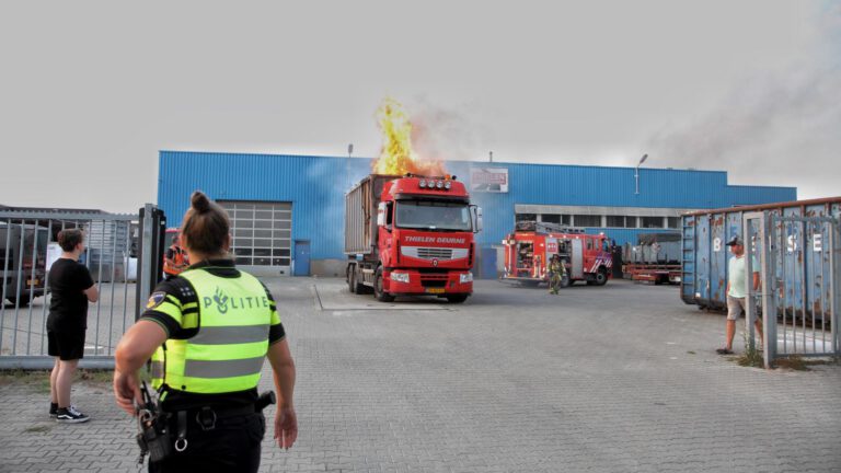 Schade bij transportbedrijf Thielen beperkt gebleven
