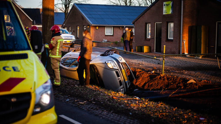 Ongeval op Wittedijk in Deurne