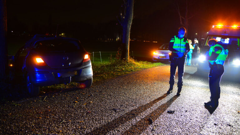 Automobilist verliest macht over het stuur in Bakel