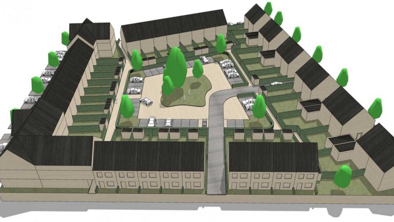 Bouw van 52 nieuwe woningen op plek van vouwkartonnagefabriek Gebroeders Nies