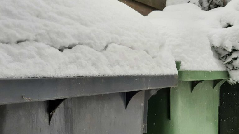 Geen huis-aan-huisinzameling afval door winterse weer