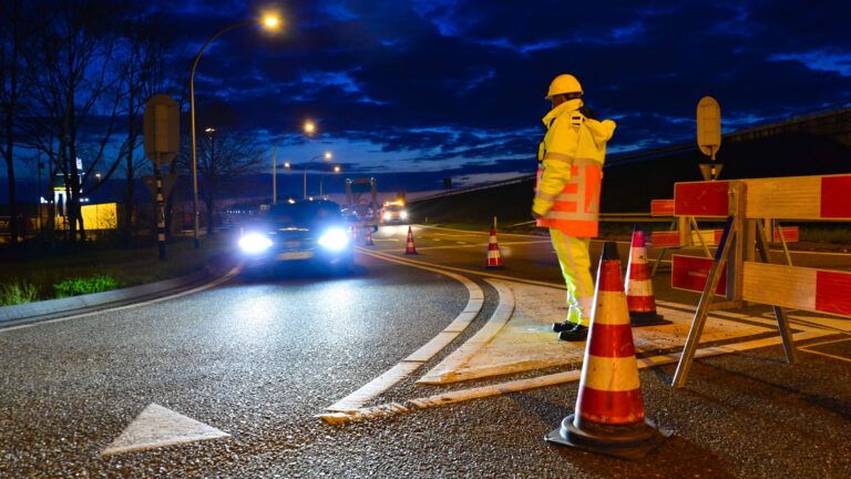 Wegwerkzaamheden aan A67