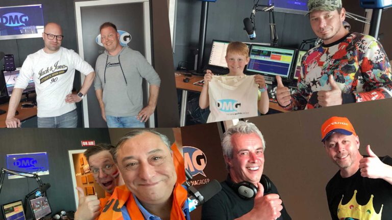Rustig op de straat maar feest op de radio tijdens Koningsdag in Deurne