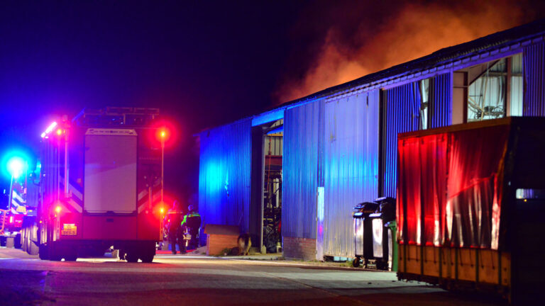 Schuurbrand aan Langstraat Deurne