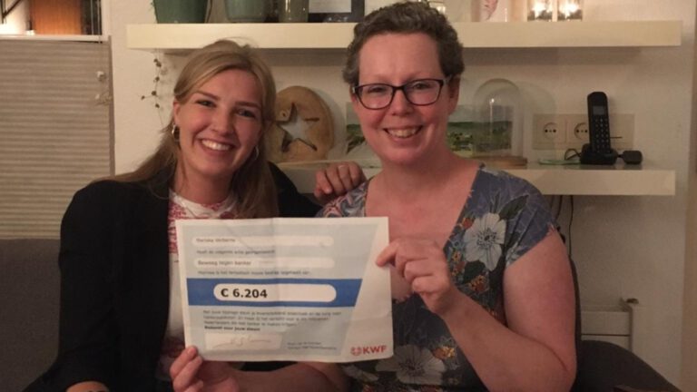 Mariska (24) uit Vlierden loopt ruim 6.000 euro bij elkaar voor KWF