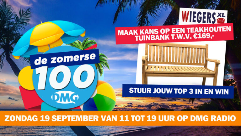 Luisteraars DMG Radio kiezen favoriete zonnige hits in de Zomerse 100