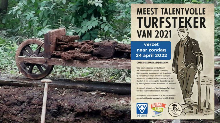Te weinig aanmeldingen Meest Talentvolle Turfsteker 2021; wedstrijd verzet naar volgend jaar