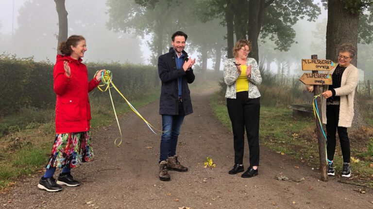 Wandelroute Walsbergs Ommetje officieel geopend