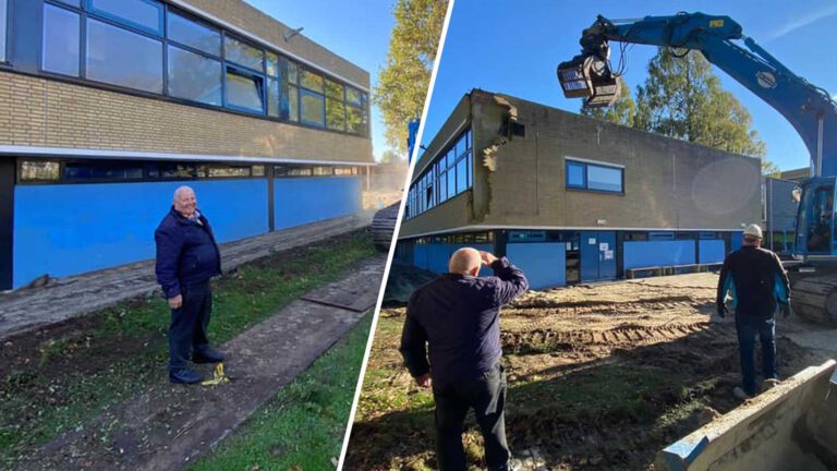 Sloop van oude gebouwen Peelland College gestart