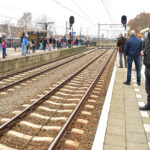 NS-trein de Kameel op station Deurne