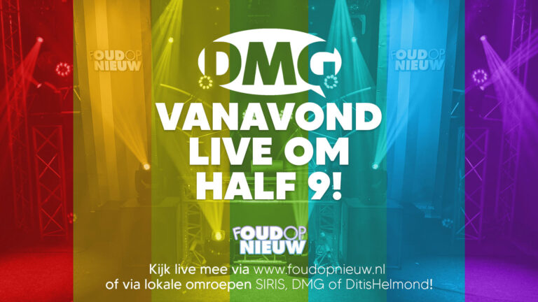 Foud Op Nieuw van start bij DMG; livestream vol humor en entertainment tijdens jaarwisseling
