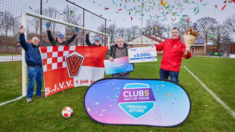 SJVV Deurne krijgt 5.000 euro van VriendenLoterij; ‘Dit betekent veel voor ons’