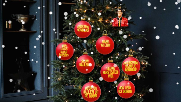 Je kerstboom dit jaar in Snollebollekes-stijl met speciale kerstballen
