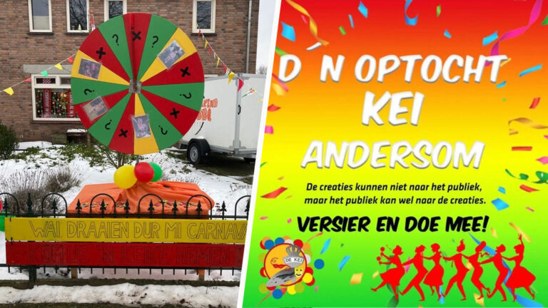 Door omdenken van CS De Kei toch een ‘optocht’ met carnaval in Liessel