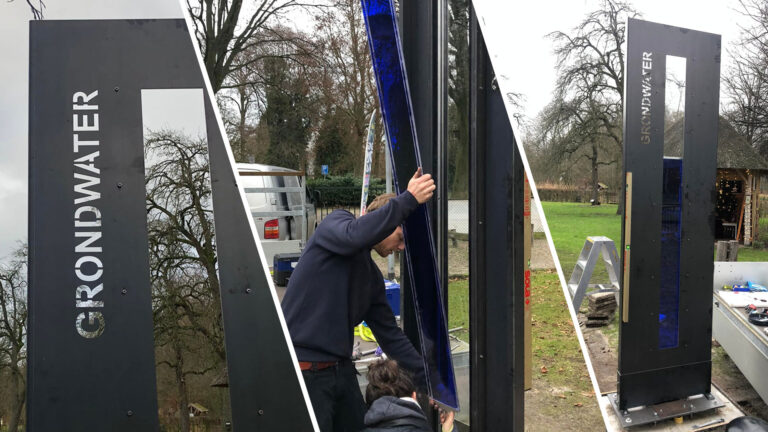 Enorme grondwaterpeilmeter geplaatst bij de Ossenbeemd in Deurne