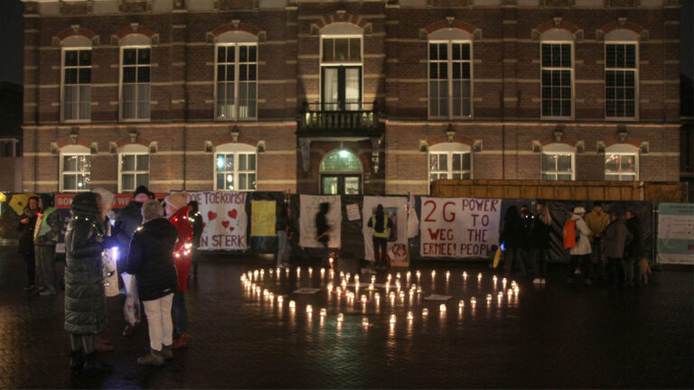 Vreedzame protestactie door centrum Deurne roept op tot verbinding