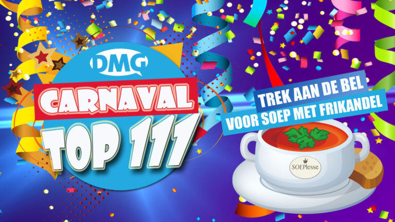 Weekend vol feest op DMG Radio met Carnaval Top 111 en liters frikandelsoep