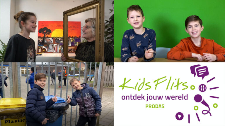 Eerste aflevering van Kids Flits; het nieuws voor en door kinderen uit Deurne, Asten en Someren