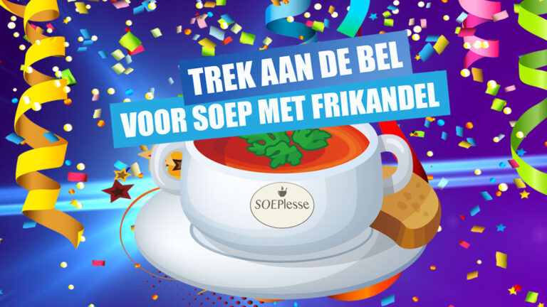 Win tijdens carnavalszaterdag bij DMG Radio liters frikandel speciaal soep