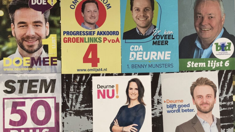 Burgemeester Buter veroordeelt bekladden verkiezingsborden: ‘Past niet in democratie’