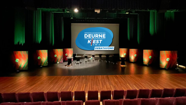 Groot lijsttrekkersdebat Deurne vanavond om 20 uur live op DMG TV
