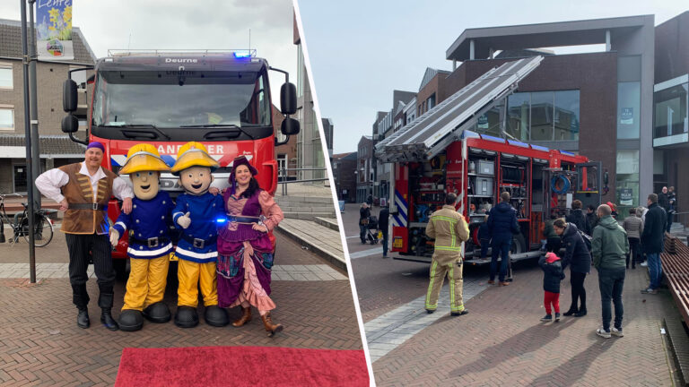 Brandweer Deurne ‘assisteert’ bij voorstelling van Brandweerman Sam