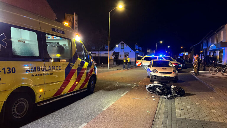 Snorfietser gewond bij ongeval op Zeilbergsestraat Deurne