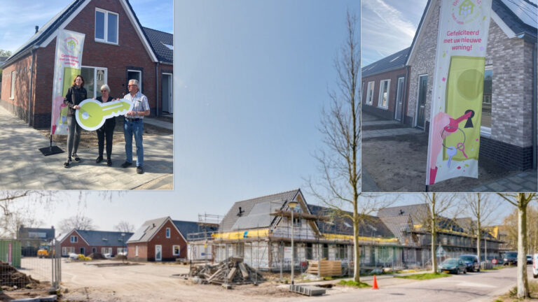 Eerste bewoners nieuwbouw Haspelweg Deurne ontvangen sleutel