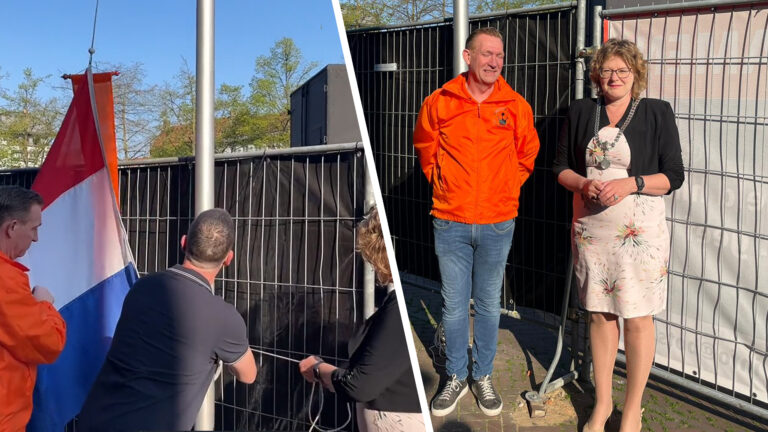 Koningsdag in Deurne officieel geopend met hijsen van nationale vlag