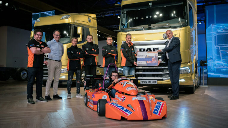 DAF Trucks sponsor van e-kartteam Hub van Doornecollege; “Ze laten perfectie en kwaliteit zien”