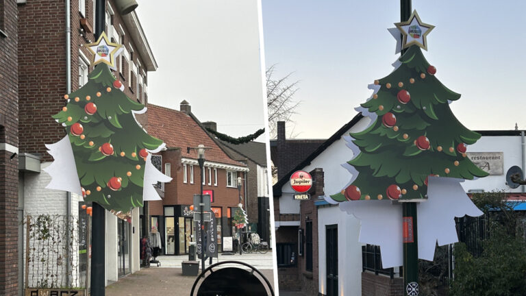 Kerstversieringen in centrum Deurne meerdere keren vernield; schade van 1500 euro