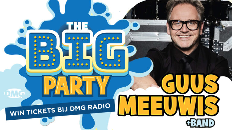 Win zaterdag tickets voor de Big Party met Guus Meeuwis bij DMG Radio