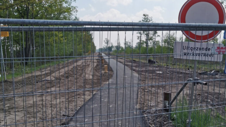 Toekomst gevaarlijk smalle fietspad Leegveld nog steeds onduidelijk