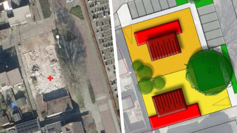 Werkzaamheden gestart voor twee woningen op plek van voormalige sporthal Mariastraat Deurne