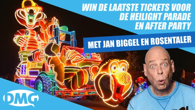 Win laatste tickets voor Heilight Parade en After Heilight Party met Jan Biggel bij DMG Radio