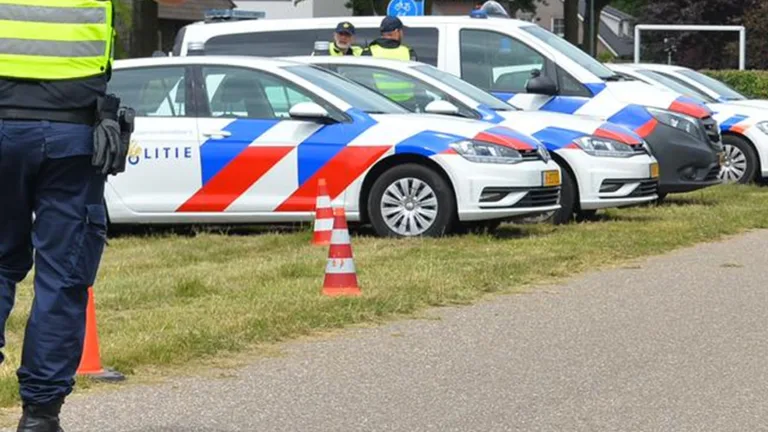 Grote verkeerscontrole tussen Deurne en Helmond ter hoogte van recreatieplas Berkendonk