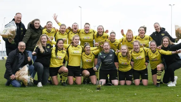 Weg naar kampioenschap was spannend en niet zonder tegenslagen voor vrouwen-1 van ZSV