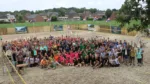 Groepsfoto Beachvolleyballweekend Walsberg