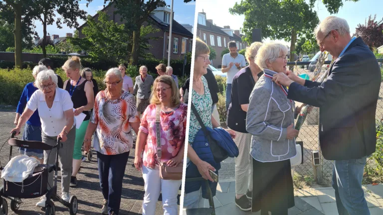 Bewoners Heiakkerhuis Deurne houden eigen wandelvierdaagse door de wijk