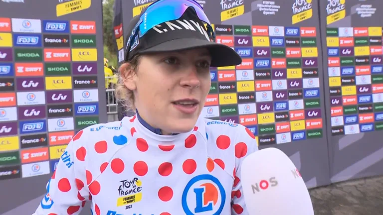 Yara Kastelijn herovert bolletjestrui; Neerkantse op zesde plaats in Tour de France Femmes