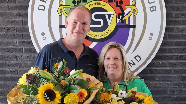 Hetty Thomassen en Tom van Leeuwen vrijwilligers van het jaar bij ZSV