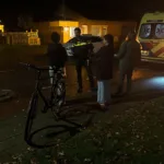 Fietser onderuit tegen paal