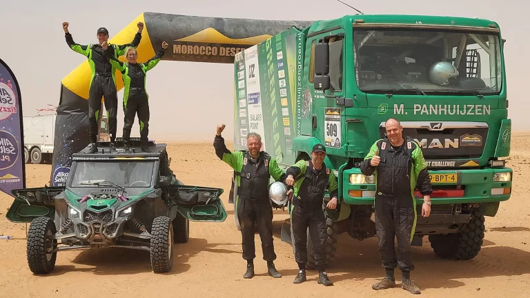 Morocco Desert Challenge zit erop voor Greenteam Panhuijzen: ‘Gaan er een lekker pilske op pakken’