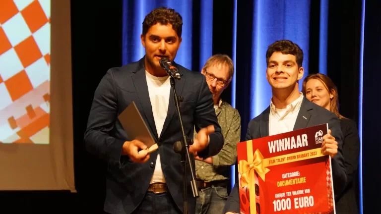 Winnaar Film Talent Award Brabant op tv; favoriet van vakjury en publiek bij Nacht van het Witte Doek